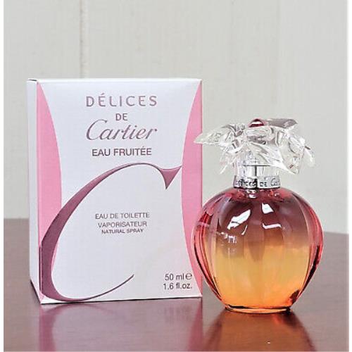 Delices de Cartier Eau Fruitte by Cartier 1.6 oz / 50 ml Edt Perfume For Woman