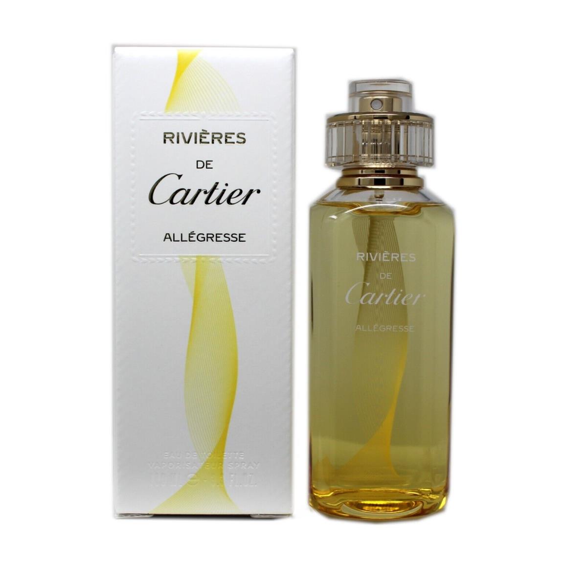 Cartier Rivieres DE Cartier Allegresse Eau DE Toilette Spray 100 ML/3.3 Fl.oz