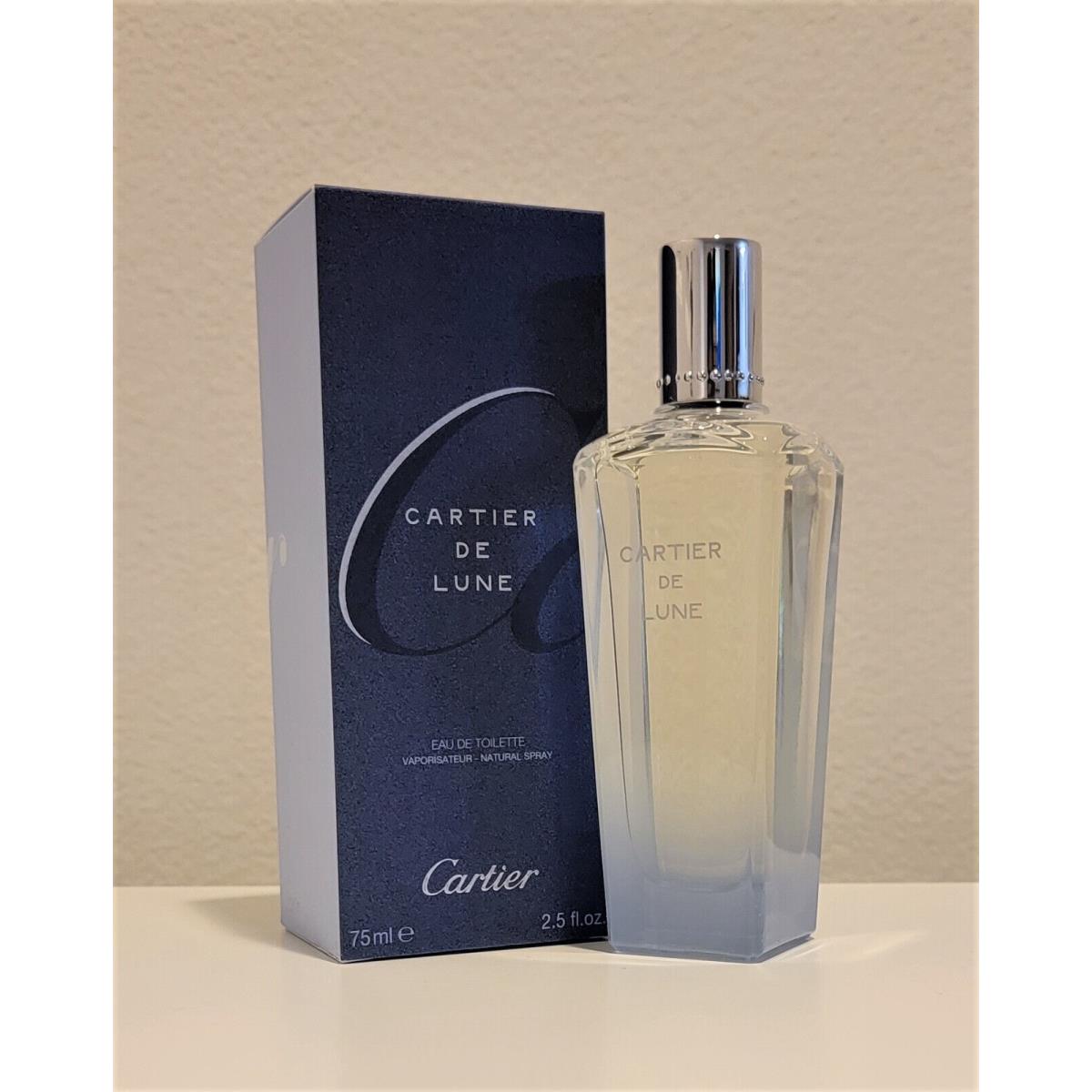 Cartier de Lune by Cartier 2.5 oz / 75 ml Edt Spy Perfume Women Femme Vintage