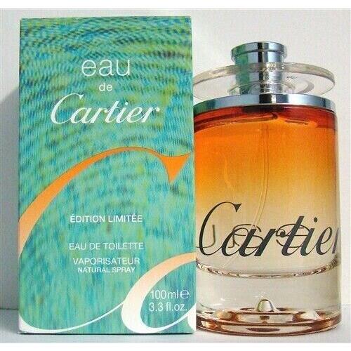 Eau de Cartier Edition Lmitee 3.3 3.4 Oz 100ml Eau de Toilette Spray