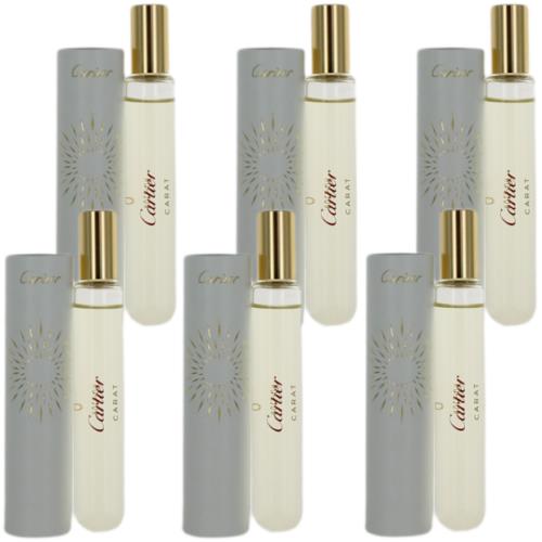 Carat By Cartier For Women Combo Pack: Mini Edp Perfume 3oz 6x0.5oz Bottles