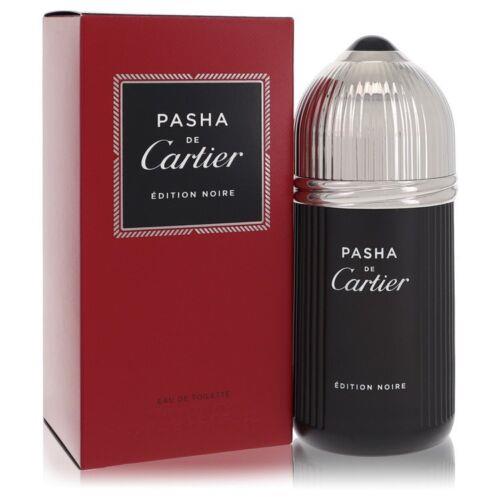 Pasha De Cartier Noire Eau De Toilette Spray By Cartier 3.3oz For Men