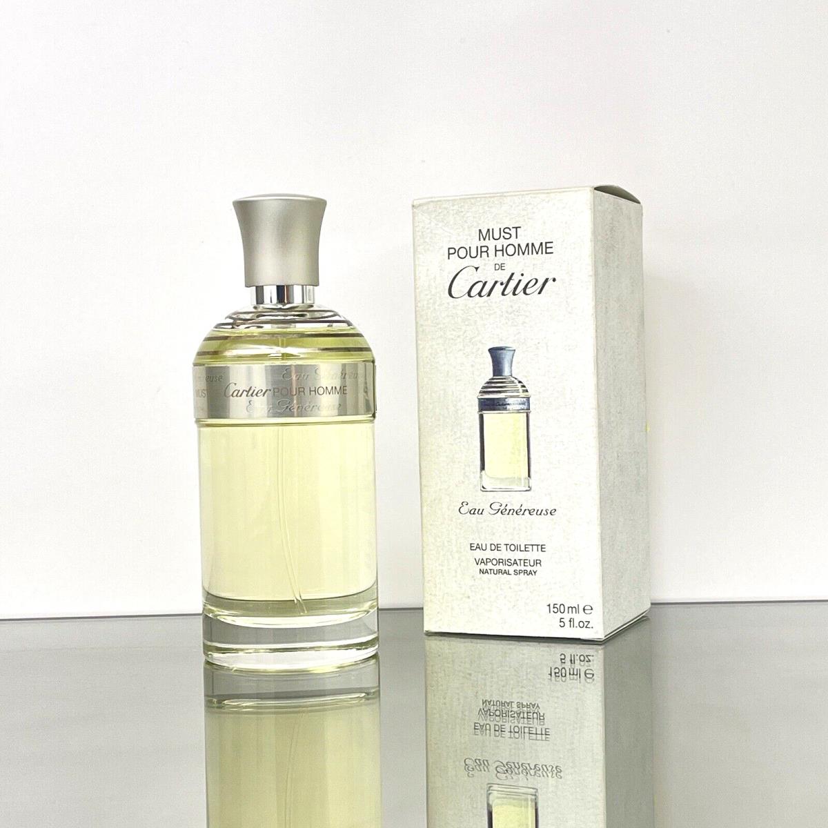 Declaration Cartier Eau Genereuse Men Edt 5oz-150ml Spray-vintage-rare BO10