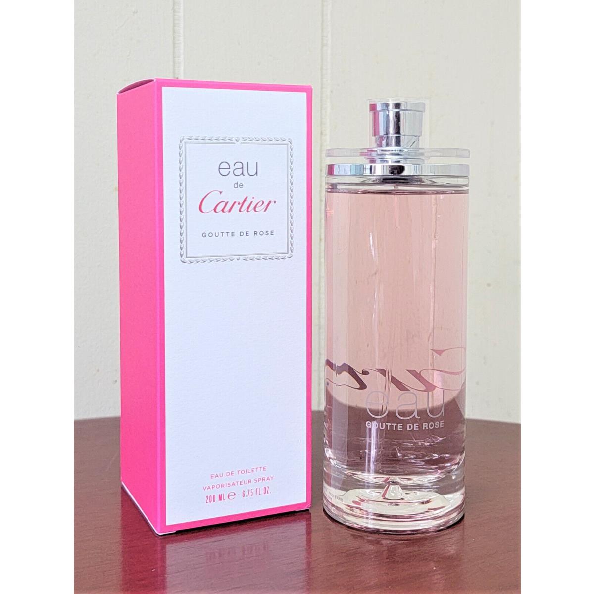 Eau de Cartier Goutte de Rose by Cartier 6.75 oz Edt Spy Perfum