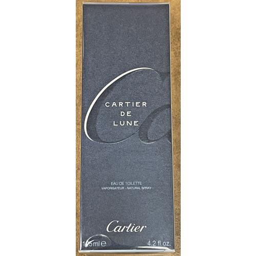 Cartier DE Lune 4.2 fl oz/125 ml Eau DE Toilette Spray Rare Collectors