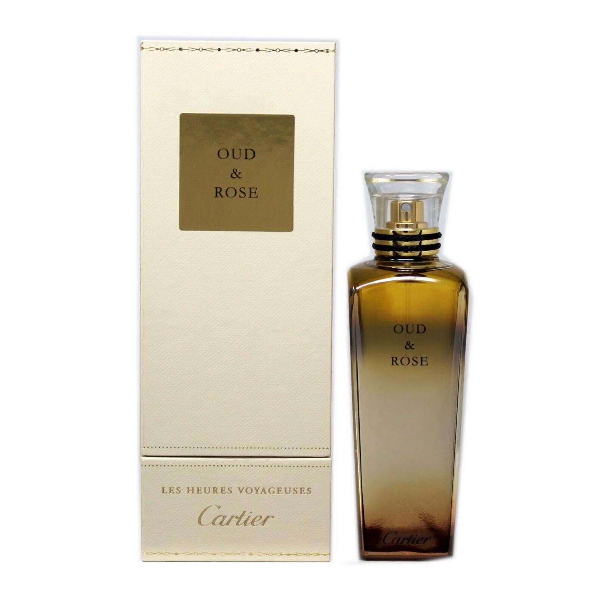 Cartier Les Heures Voyageuses Oud Rose Parfum Natural Spray 75 ML/2.5 OZ