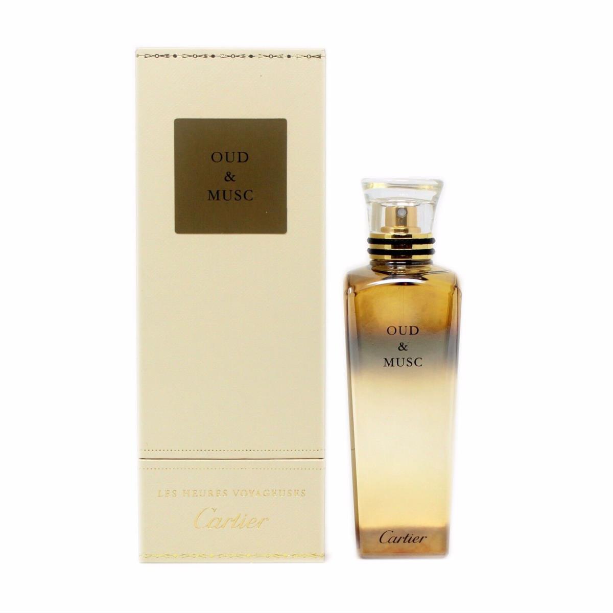 Cartier Les Heures Voyageuses Oud Musc Parfum Natural Spray 75 ML/2.5 OZ
