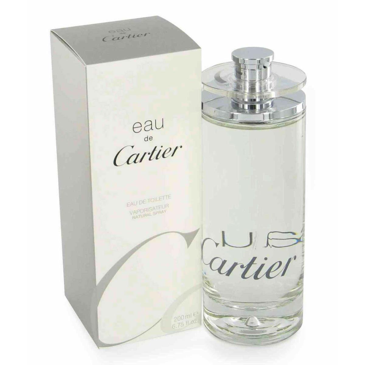 Eau De Cartier by Cartier For Unisex 6.75 oz Eau de Toilette Spray Rare