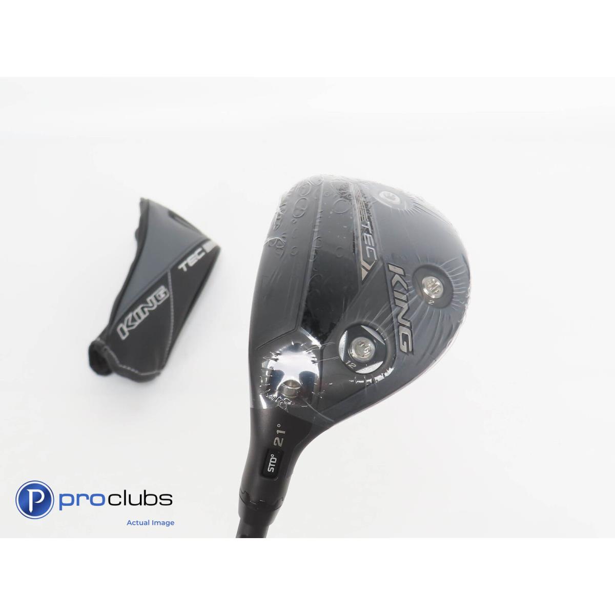 Left Handed Cobra King Tec Black 21 4 Hybrid Whc Mmt 70 Regular Flex 376485