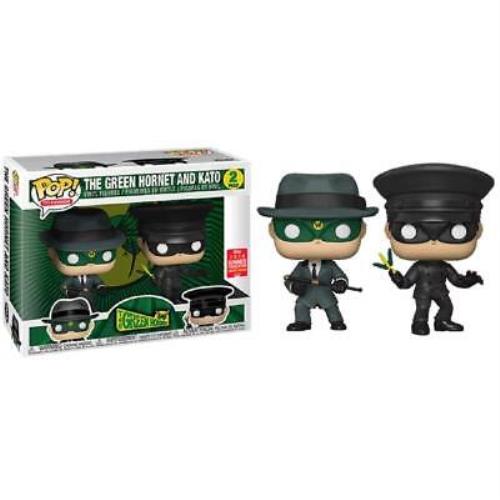 Pop The Green Hornet and Kato 2-Pack Toy Tokyo Sticker Exclusive Vinyl Figur