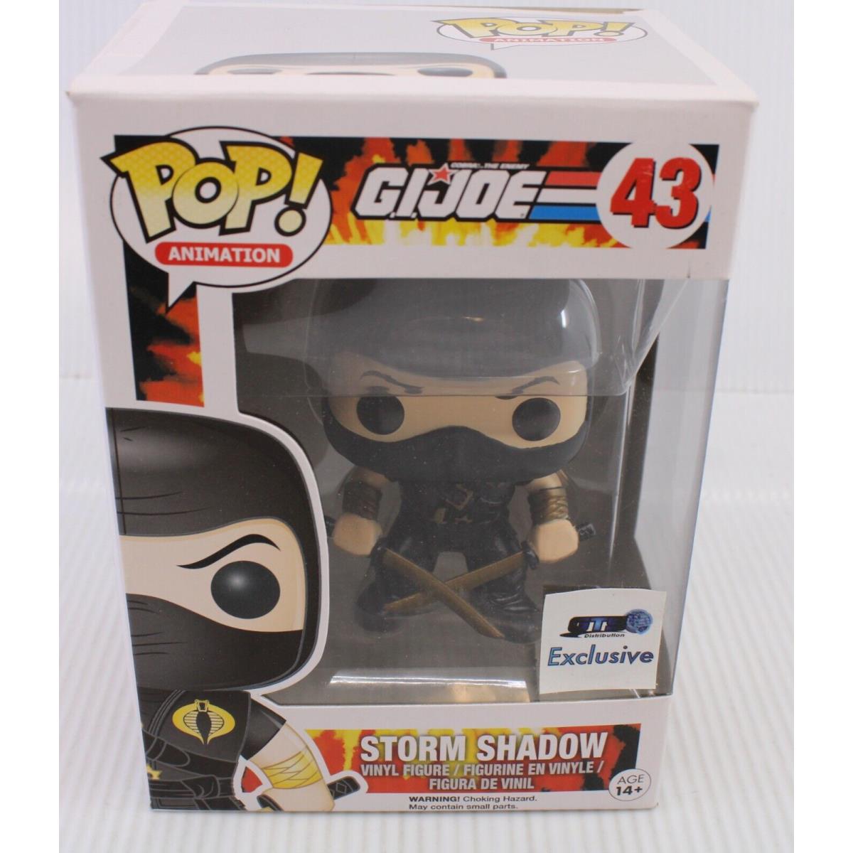 G7 Funko Pop GI Joe Storm Shadow Gts Exclusive Vinyl Figure 43