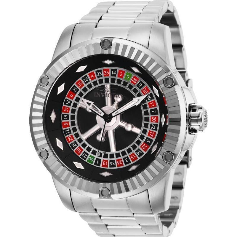 Invicta Men`s Watch Specialty Automatic Casino Stainless Steel Bracelet 28709