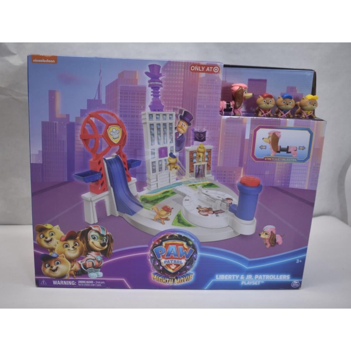 Paw Patrol: The Mighty Movie Liberty Junior Patrollers Playset Rescue City