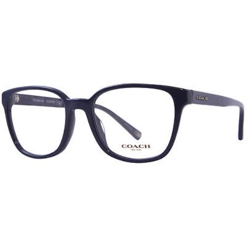 Coach HC6179U 5632 Eyeglasses Men`s Navy Full Rim Square Shape 53mm