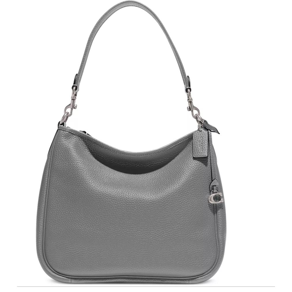 Coach Cary Black Soft Pebble Leather Shoulder Bag Packaging - Exterior: Dark Gray