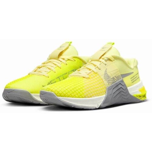 Nike Metcon 8 Women`s Training Shoes Yellow DO9327-801 - Yellow