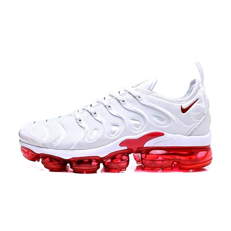 Nike Air Vapomax Plus TN Men`s Air Cushion Shoes White/red