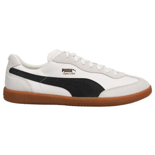 Puma Super Liga Og Retro Mens Off White Sneakers Casual Shoes 356999-12 - Off White