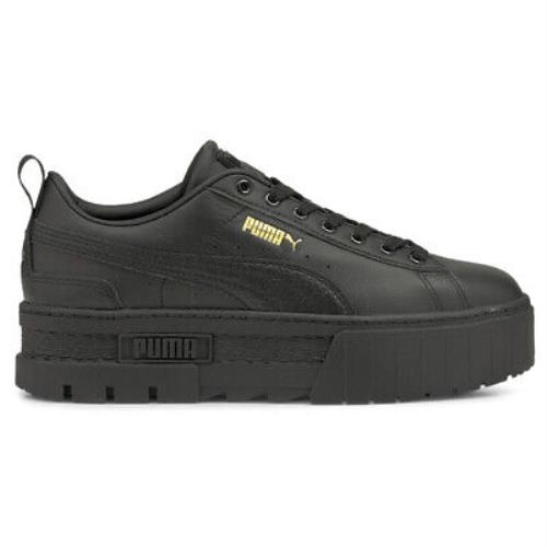 Puma Mayze Classic Platform Womens Black Sneakers Casual Shoes 38420902