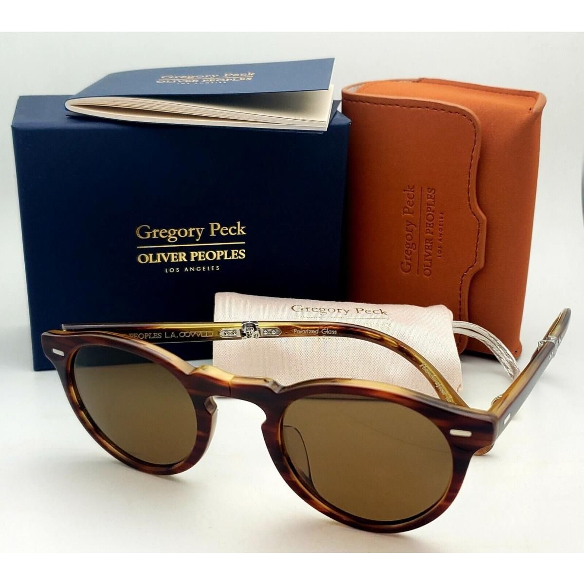 Oliver Peoples Gregory Peck 1962 Folding Sunglasses OV5456SU 131057 Tortoise