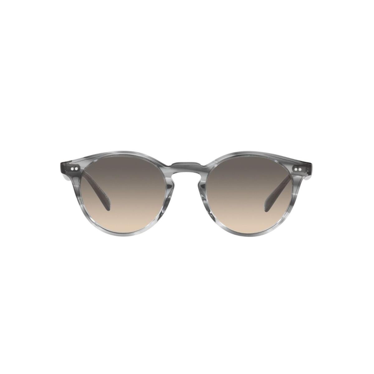 Oliver Peoples Romare Sun OV 5459SU Striped Grey/grey Shaded 173732 Sunglasses