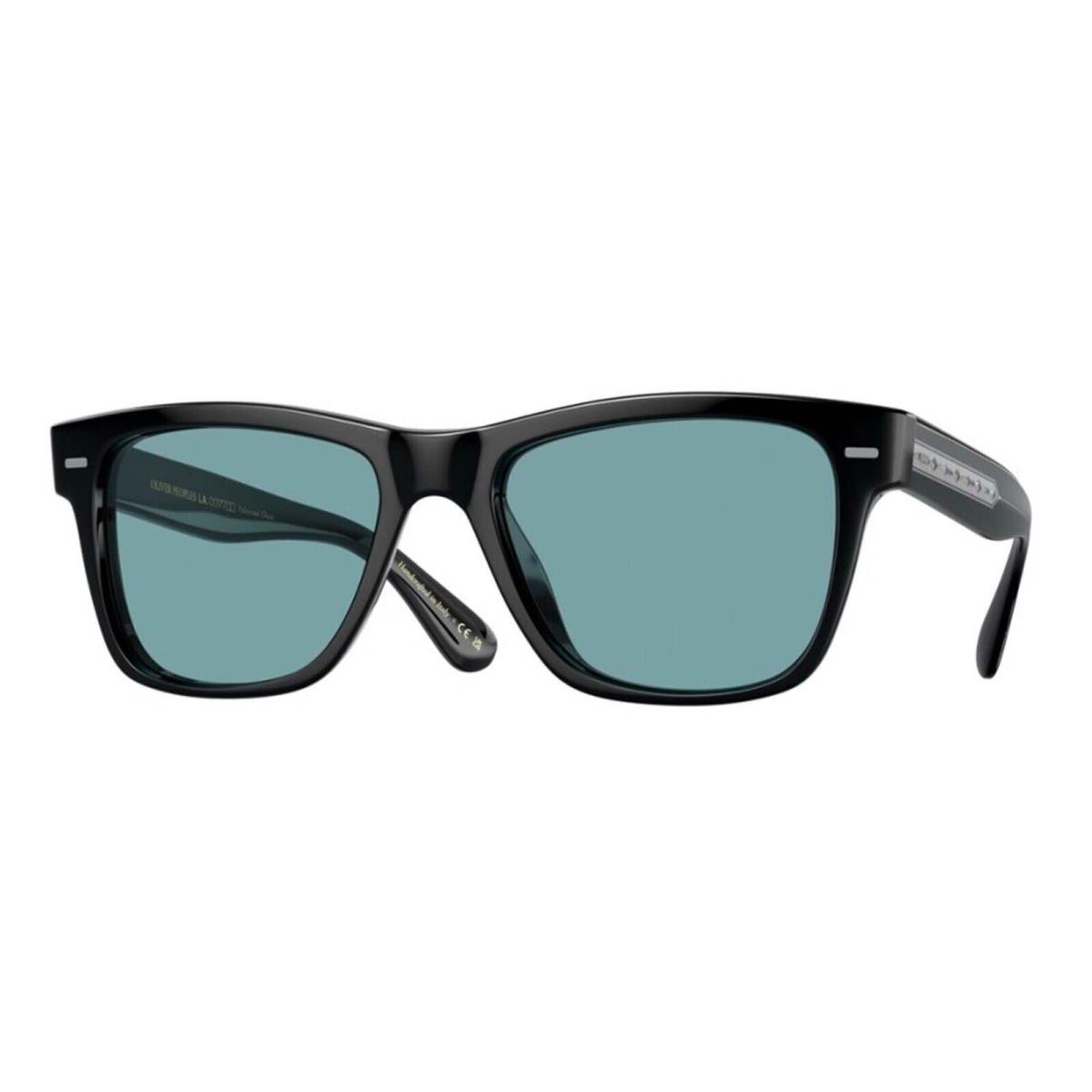 Oliver Peoples Oliver Sun OV 5393SU Black/turquoise Polar 1005/P1 Sunglasses - Frame: Black, Lens: Turquoise Polarized