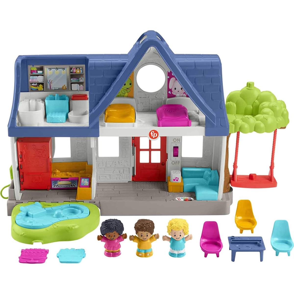 Fisher-price Little People Friends Together Play House Interactive Learning Toy