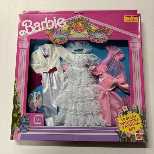 Barbie Doll 1990 Special Wedding Fashion Gift Set 793