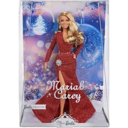 Barbie Signature Mariah Carey Barbie Holiday Doll Red Dress - Read