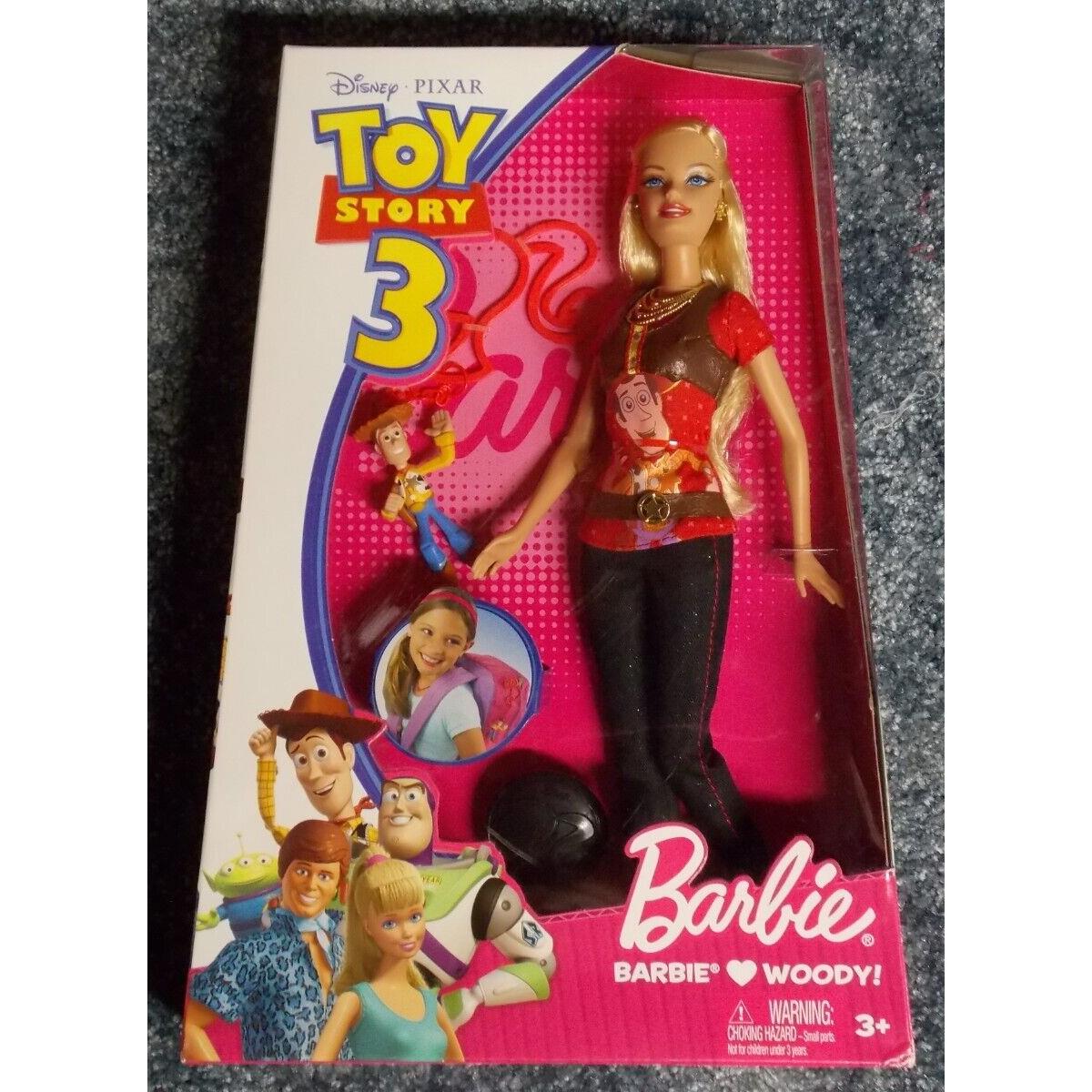 Mattel Disney Toy Story 3 Barbie Woody - 2009 - Nrfb