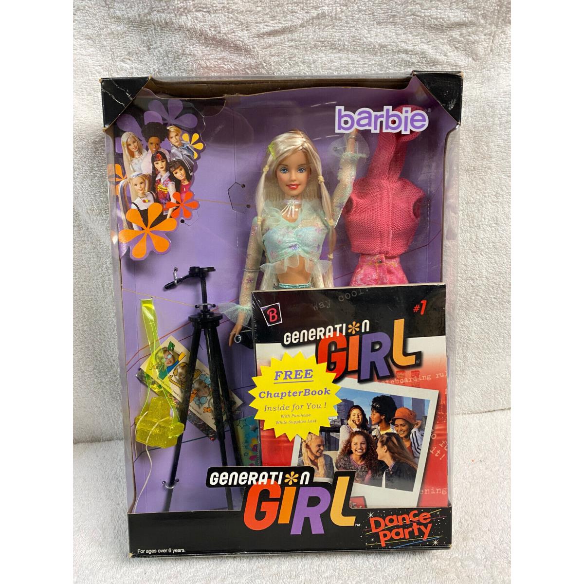 Barbie Generation Girl Doll Dance Party 1999 Mattel Blonde Years Toy 25766