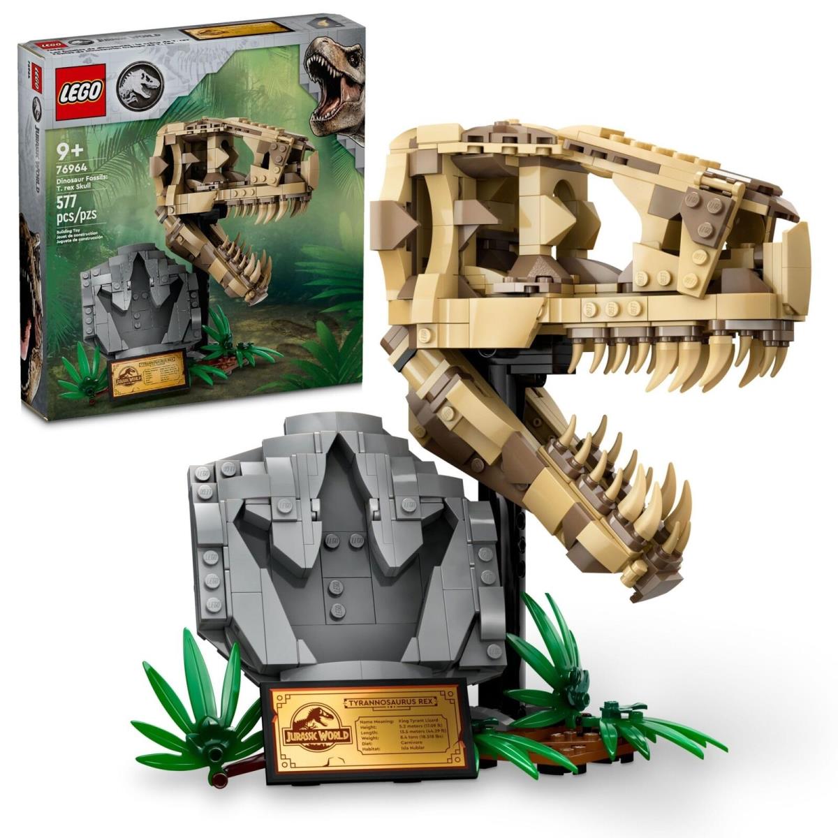 Lego Jurassic World Dinosaur Fossils: T. Rex Skull 76964