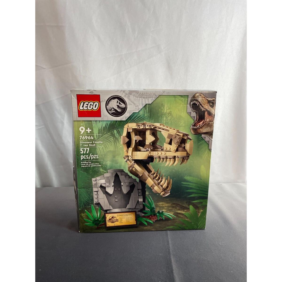 Lego 76964 Jurassic World Dinosaur Fossils T.rex Skull Building Toy 577 Pcs 9+