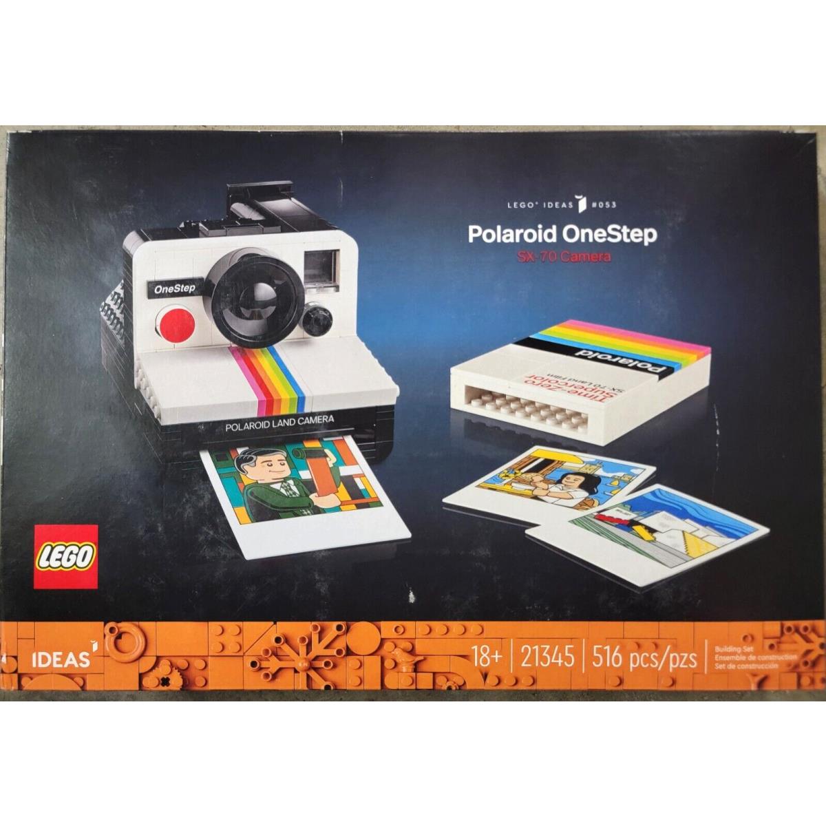 Lego Ideas: Polaroid Onestep SX-70 Camera Set 21345