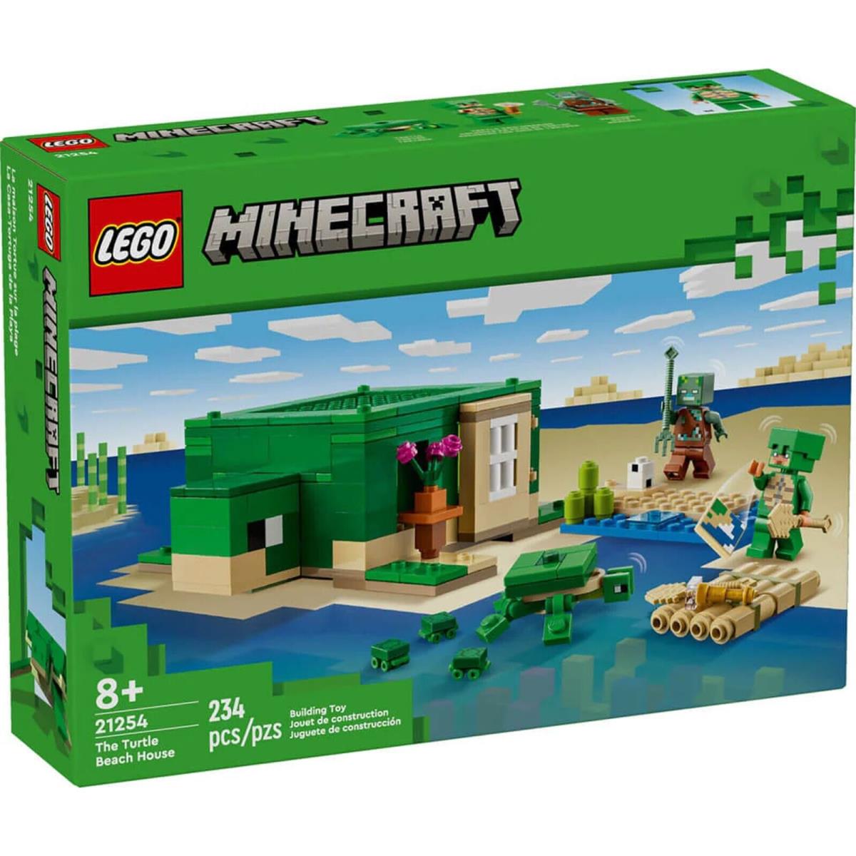 Lego Minecraft The Turtle Beach House Building Set 21254 IN Stock
