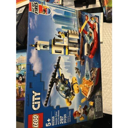 Lego City Seaside Police and Fire Mission 60308 Box