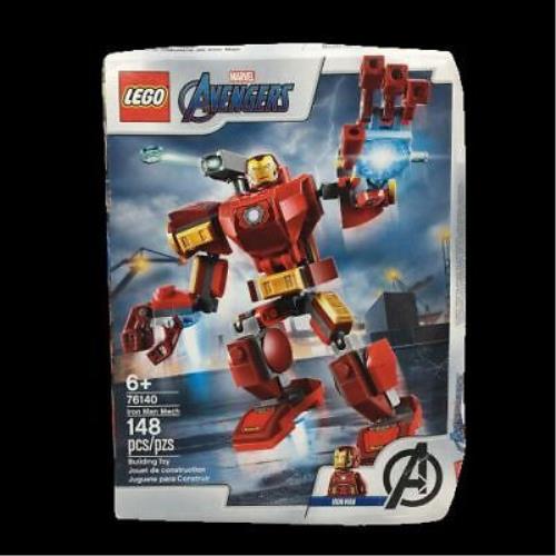 Lego Marvel Avengers Iron Man Mech 76140 Kids Superhero Mech Figure Building Set