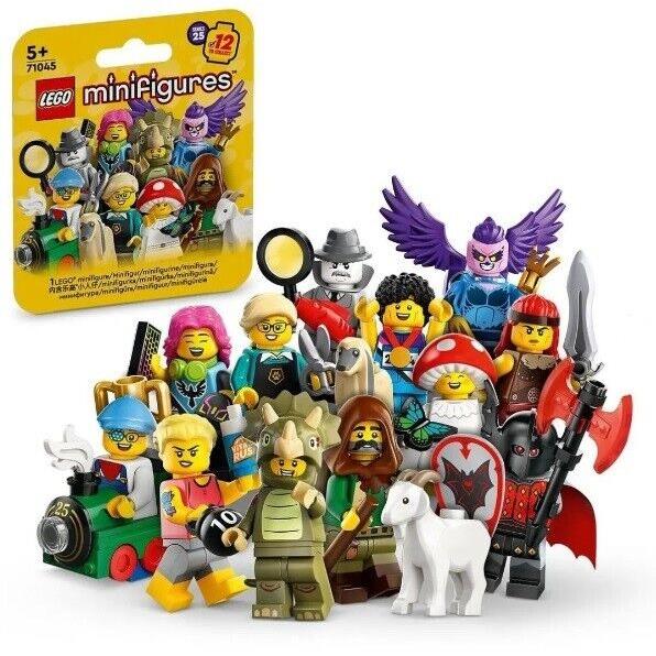 Lego Series 25 Collectible Minifigures 71045 Complete Set of 12 IN Stock