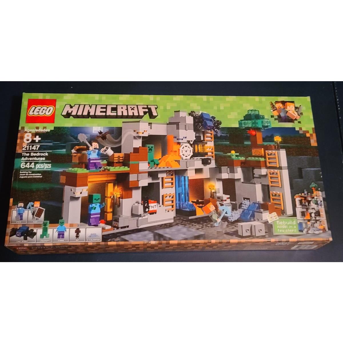 Lego 21147 Minecraft The Bedrock Adventures Set