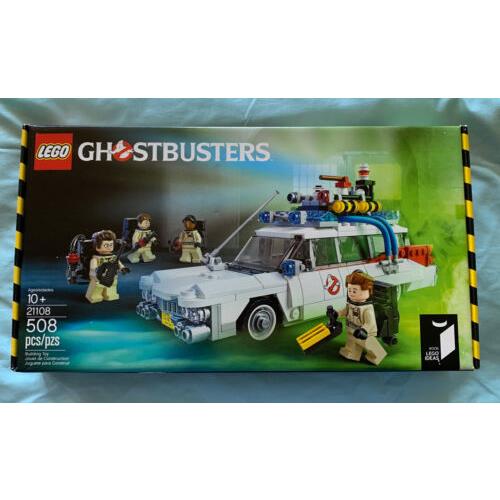 Box Lego Ideas Ghostbusters 30TH Anniversary Building TOY-21108 W/ 508 Pcs