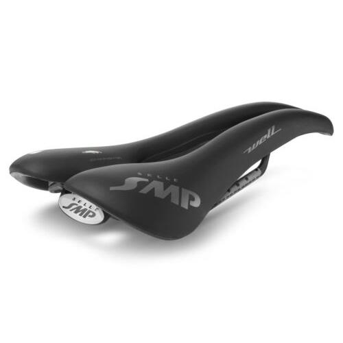 Selle Smp Well Saddle with Carbon Rails Black - Black