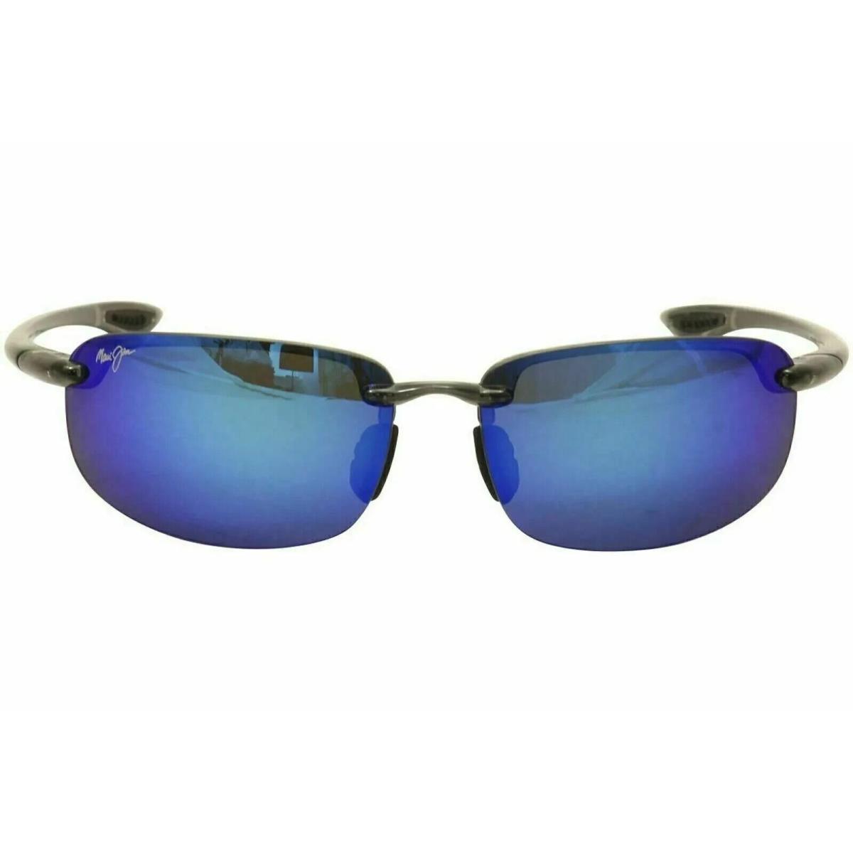 Maui Jim Hookipa Smoke Grey Polarized Blue Lens Sunglass B407-11