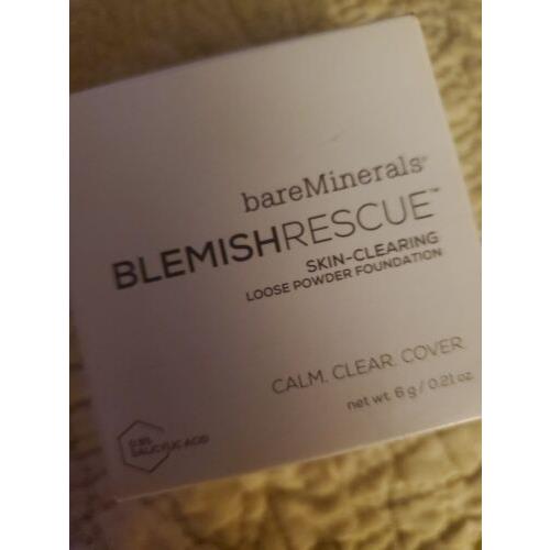 Bareminerals Blemish Rescue Skin Clearing Loose Powder Foundation Medium Tan 3.5