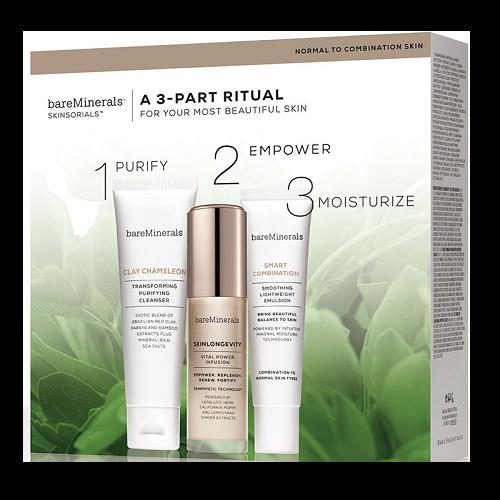 Bareminerals Skinsorials 3-Part Ritual Skincare Set -normal To Combination Sk