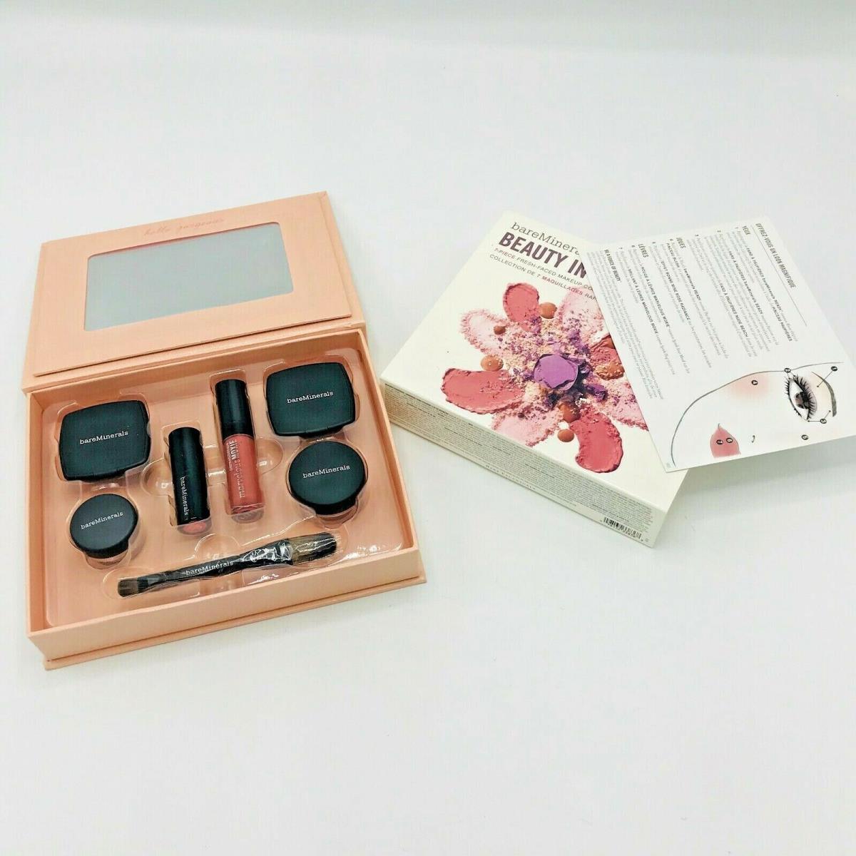 Bare Minerals Beauty in Bloom 7 Piece Fresh Faced Blush Eye Shadow Rouge Makeup