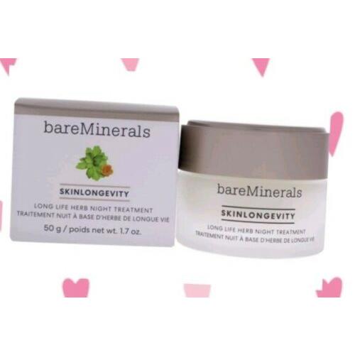 Bareminerals Skinlongevity Long Life Herb Anti Aging Night Cream 50 g/1.7 oz