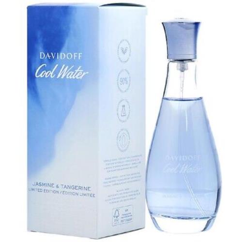 Cool Water Jasmine Tangerine Davidoff 3.3 oz / 100 ml Edt Women Perfume