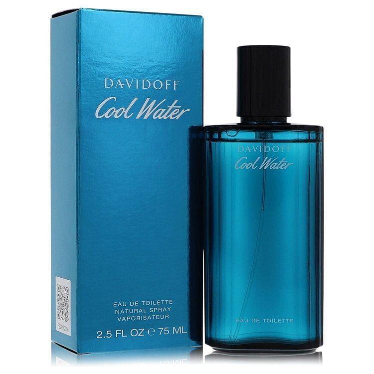 Cool Water by Davidoff Eau De Toilette Spray 2.5 oz Men