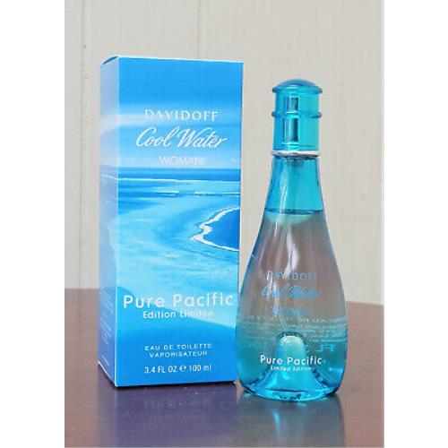 Pure Pacific Cool Water by Davidoff 3.4 oz / 100 ml Spy Edt Perfume Women Femme