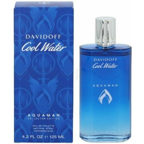 Cool Water Aquaman Davidoff Eau De Toilette Spray 4.2 oz Men Fragrance